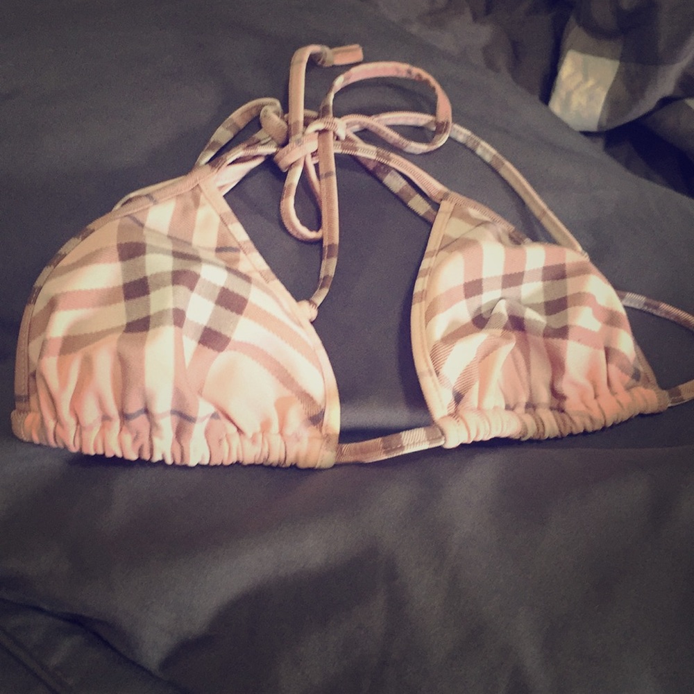 Burberry pink bikini top
